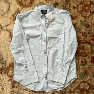 J Crew buttoned shirt in light blue